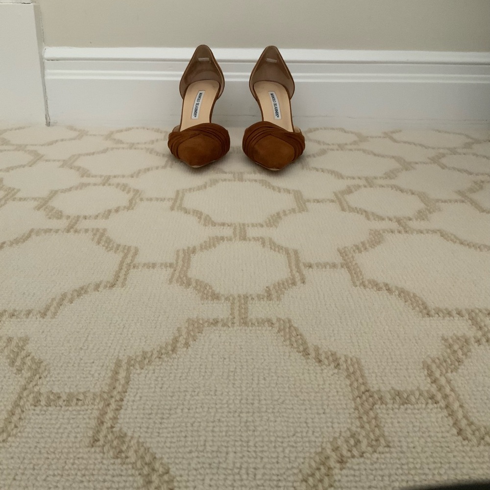 Manolo Blahnik’s - Brown Suade Heels